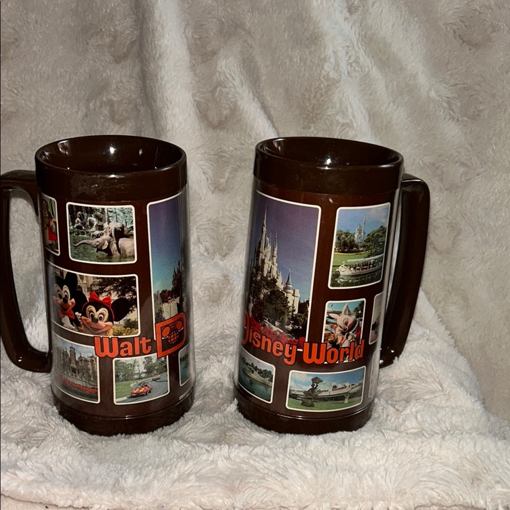Disney World Brown Mug Set